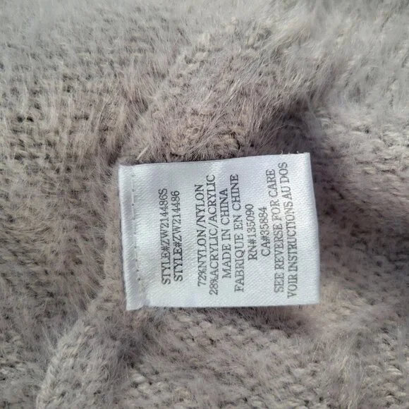 Z Supply Alexa Eyelash Pullover Sweater Gray M - Picture 13 of 14
